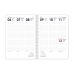 Agenda DOHE SYNCRO Azzurro Quarto 15 x 21 cm 2023