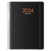 Agenda SYNCRO  DOHE 2024 Noir quarto 15 x 21 cm Annuel