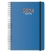 Agenda SYNCRO  DOHE 2024 Bleu quarto 15 x 21 cm Annuel