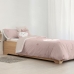 Housse de Couette Kids&Cotton Werner Rosa Rose 175 Fils 155 x 220 cm