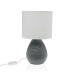 Stolná lampa Versa Sivá Biela Keramický 40 W 15,5 x 27,5 cm