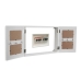 Armadietto portachiavi Versa Wte 8 x 33 x 46 cm Bianco