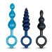 Anal plug B-Vibe Blue 3 Pieces