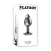 Anal plug Playboy Silver (6,3 cm)