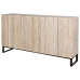 Aparador Home ESPRIT Metal Teca 180 x 40 x 85 cm