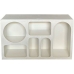 Aparador Home ESPRIT Branco Madeira MDF 120 x 26 x 75 cm