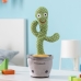 Cactus Dansant et Parlant Rechargeable avec Musique et LED Multicolore Cacxi InnovaGoods