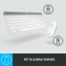 Klávesnica Logitech 920-009197 Biela QWERTY