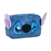 Reistasje Stitch Blauw 100 % polyester 23 x 15 x 9 cm