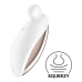 Conjunto Erótico Bondage Satisfyer The Spot On 2 Branco