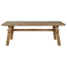 Tavolo da Pranzo Home ESPRIT Marrone Naturale Legno Legno di pino 220 x 100 x 76 cm