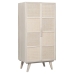 Credenza Home ESPRIT Bianco Rattan Legno di mango 87 x 55 x 178 cm