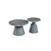 Console Home ESPRIT Grigio Metallo Ceramica 70 x 70 x 43 cm 70 x 70 x 1 cm