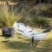 Inflatable Transparent Kayak with Accessories Paros InnovaGoods 312 cm 2 places (Refurbished A)