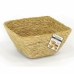 Veelzijdige mand Privilege Zeegras Vierkant 16 x 16 x 8 cm (24 Stuks)