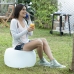 Pouf Gonfiabile con LED Multicolor e Telecomando Pulight InnovaGoods Bianco (Ricondizionati B)