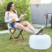 Pouf Gonfiabile con LED Multicolor e Telecomando Pulight InnovaGoods Bianco (Ricondizionati B)