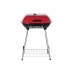 Houtskoolbarbecue met Deksel en Wielen DKD Home Decor Rood (60 x 57 x 80 cm) (Refurbished B)