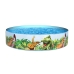 Bestway Piscina Rigida per Bambini PVC Dinosauri 183x38 cm +2 Anni Giardino 55022