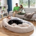 Koiran vuode ihmisille | Human Dog Bed XXL InnovaGoods Beige (Kunnostetut Tuotteet B)