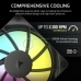 Doboz Ventilátor Corsair RS120 ARGB Ø 12 cm (1 egység)