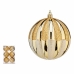 Set kerstballen 8 cm Gouden PVC (6 Stuks)