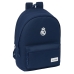 Zaino per Portatile Real Madrid C.F. Blu Marino 31 x 44 x 18 cm