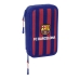 Astuccio Doppio F.C. Barcelona Rosso Granato Blu Marino 12.5 x 19.5 x 4 cm 28 Pezzi