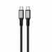 Kabel USB-C naar USB-C DCU 240W/40G Zwart