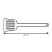 Spatula Tescoma Space Line White Black Plastic