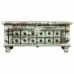 Chest Alexandra House Living White Green Mango wood 42 x 45 x 98 cm Aged finish