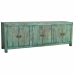 Buffet Alexandra House Living Noir Vert Bois de manguier 40 x 70 x 200 cm 6 portes