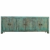 Buffet Alexandra House Living Noir Vert Bois de manguier 40 x 70 x 200 cm 6 portes