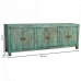 Buffet Alexandra House Living Noir Vert Bois de manguier 40 x 70 x 200 cm 6 portes