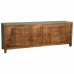 Credenza Alexandra House Living Nero Verde Legno di mango 40 x 70 x 200 cm 6 porte