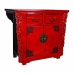 Credenza Alexandra House Living Rosso Legno di olmo 50 x 88 x 101 cm Orientale