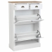 Shoe cupboard Alexandra House Living White Brown 33 x 120 x 80 cm