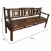 Banc Alexandra House Living Marron Bois Recyclé 58 x 95 x 183 cm