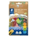 Lápices de colores Staedtler Noris Colour Jumbo 12 Piezas Multicolor