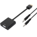 HDMI-SVGA Audioadapteriga Aisens A122-0126