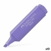 Marcador Faber-Castell Textliner 1546 Pastel Lilás (10 Unidades)