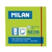 Notițe cu Adeziv Milan Verde 76 x 76 mm (10 Unități)