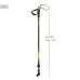 Trekking Stick Aktive 4,5 x 135 x 3 cm (4 Units)