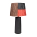 Tischlampe Romimex Braun Schwarz Orange aus Keramik 25 x 46 x 25 cm