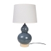 Lampe de bureau Romimex Bleu Beige Céramique 28 x 47 x 28 cm