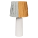 Bureaulamp Romimex Wit Bruin Grijs Keramisch 25 x 47 x 25 cm