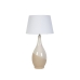 Bordlampe Romimex Hvid Beige Keramik 20 x 60 x 12 cm