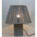 Lampada da tavolo Romimex Nero Grigio Corda 22 x 36 x 22 cm