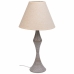 Bordlampe Alexandra House Living Hvid Grå Metal Klæde 220-240 V 23 x 46 x 23 cm