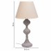 Galda lampa Alexandra House Living Balts Pelēks Metāls Drāna 220-240 V 25 x 50 x 25 cm